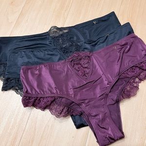 Victoria’s Secret cheeky 3 panty bundle